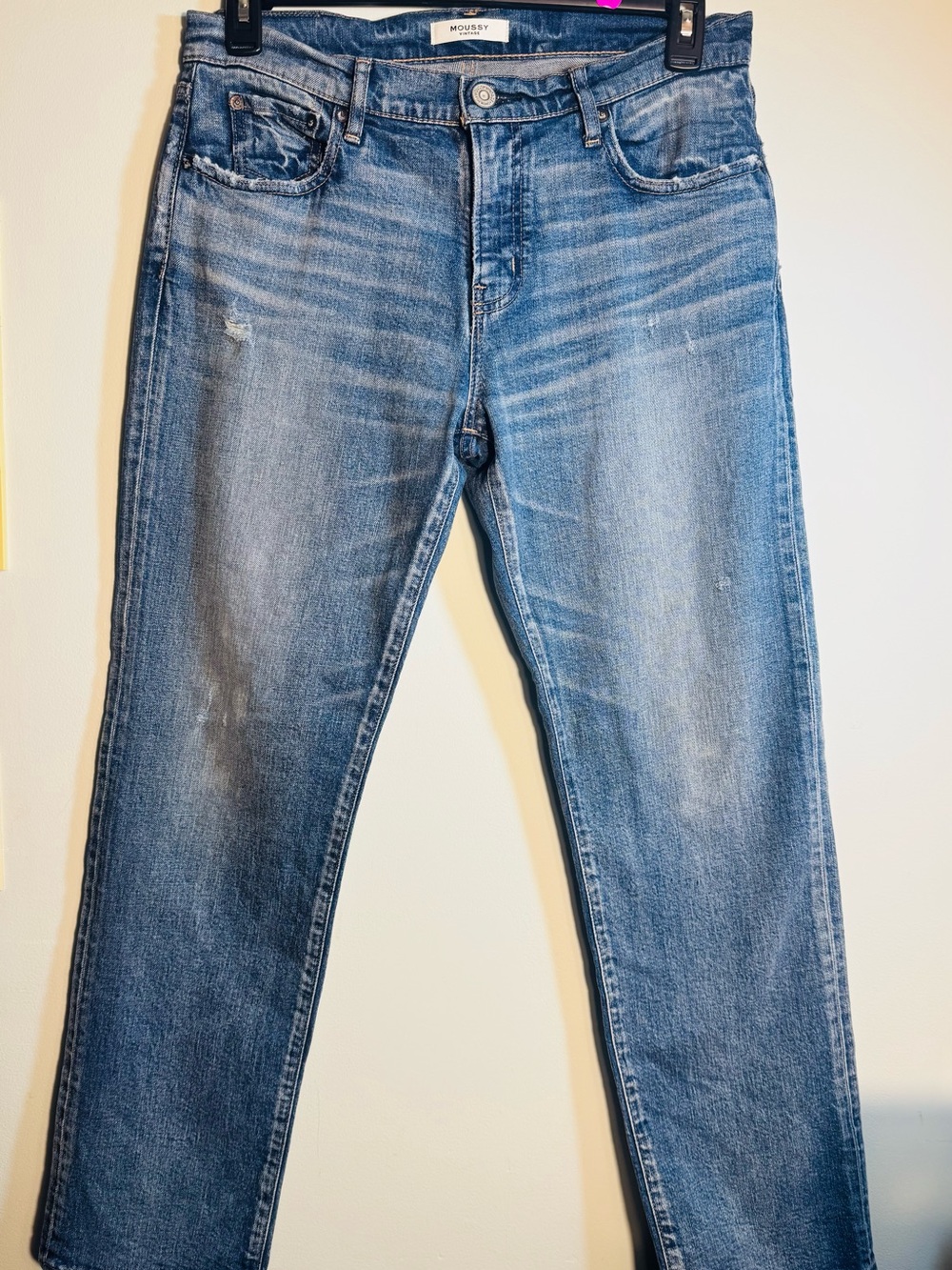 Moussy Womens Sz 28 Straight Leg Jeans luxury denim
